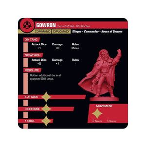 Star Trek Away Missions Commander Chancellor Gowron Klingon Expansion MKVJDCIMYB |79200|