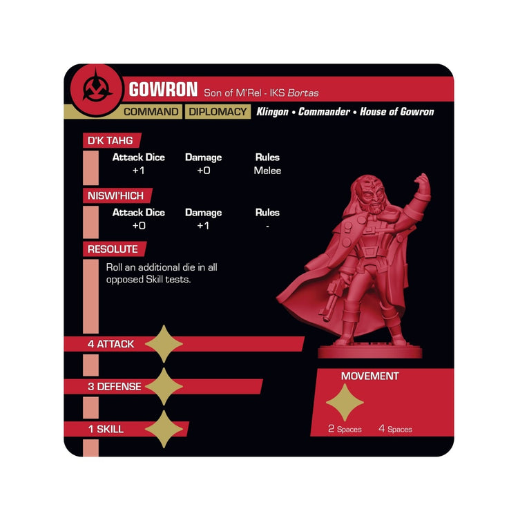 Star Trek Away Missions Commander Chancellor Gowron Klingon Expansion MKVJDCIMYB |79200|