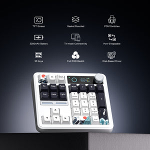 Womier SK30 * Kanagawa Wireless Numpad Keyboard MKIS76KKLO |79265|