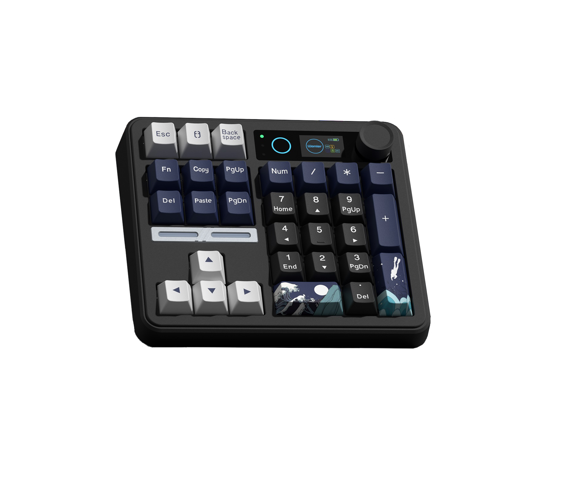 Womier SK30 * Kanagawa Wireless Numpad Keyboard MKIS76KKLO |0|