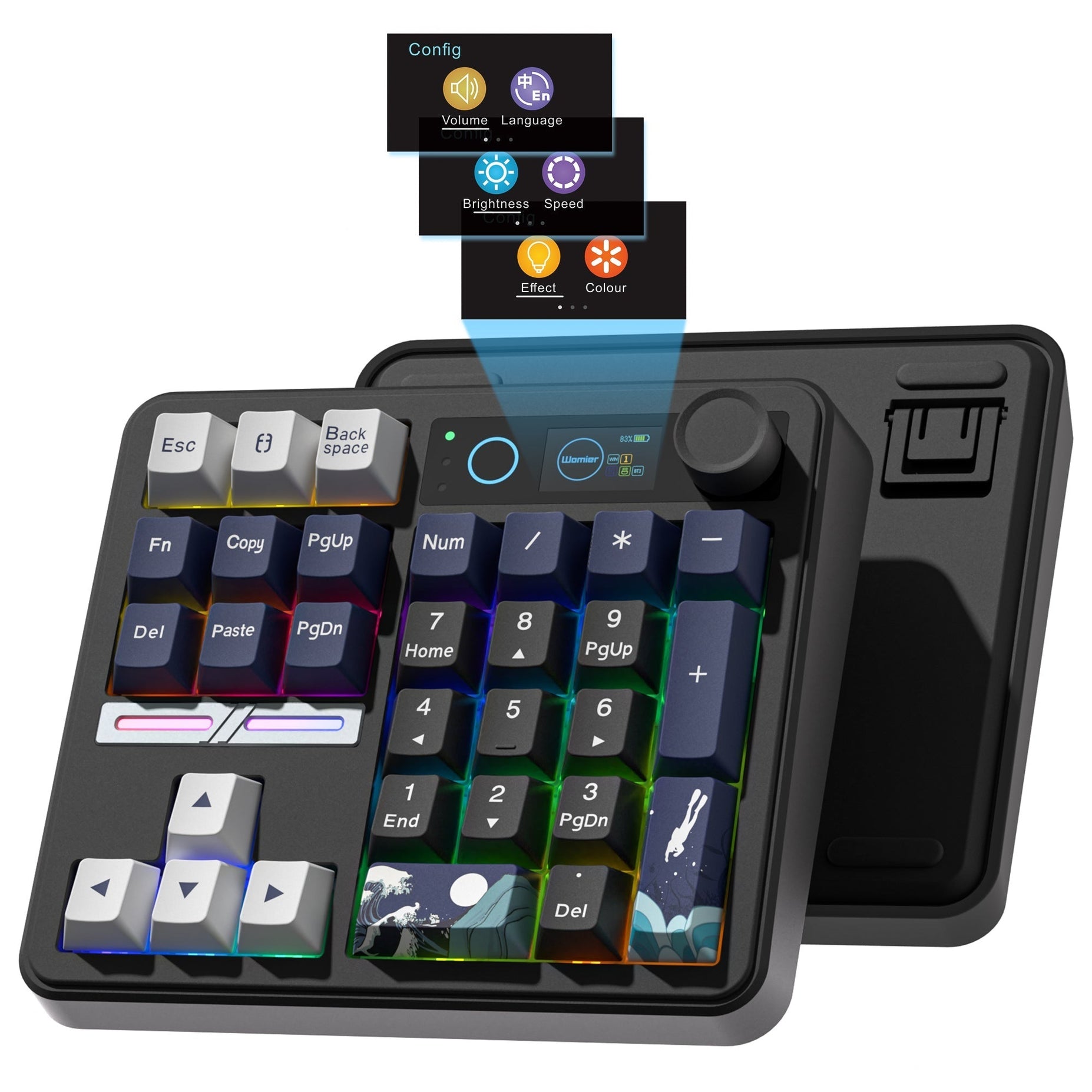 Womier SK30 * Kanagawa Wireless Numpad Keyboard MKIS76KKLO |79275|