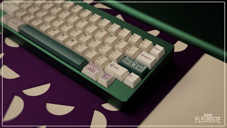 GMK Fleuriste Cherry Profile Double Shot ABS Keycap Set MK28K1CS9C |79325|