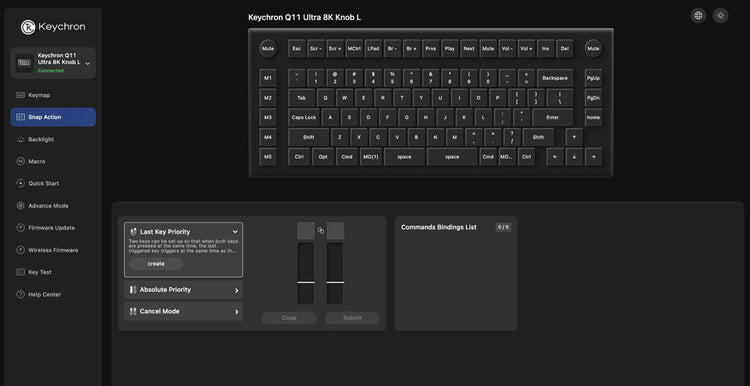 Keychron Q11 Ultra 8K Wireless Mechanical Keyboard MKTXKNSQ4U |79826|