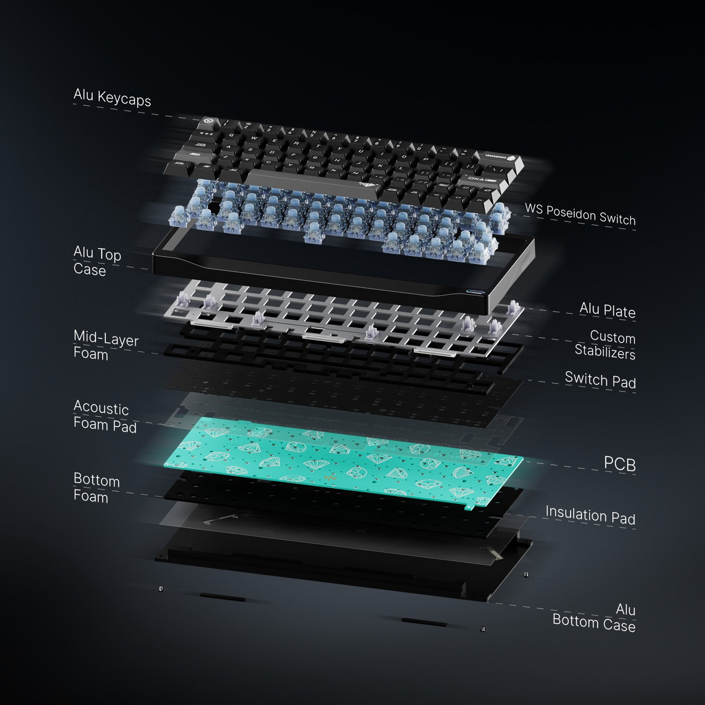 Chilkey SF60 HE Keyboard MKQPJ9S4MX |79506|