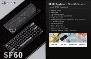 Chilkey SF60 HE Keyboard MKQPJ9S4MX |79393|