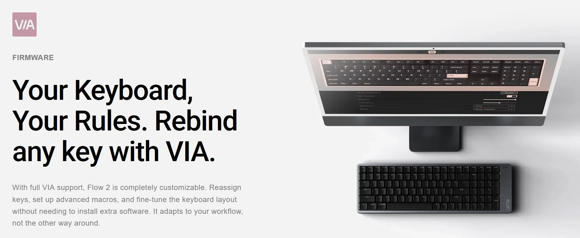 Lofree Flow 2 84 Keyboard keyboard image