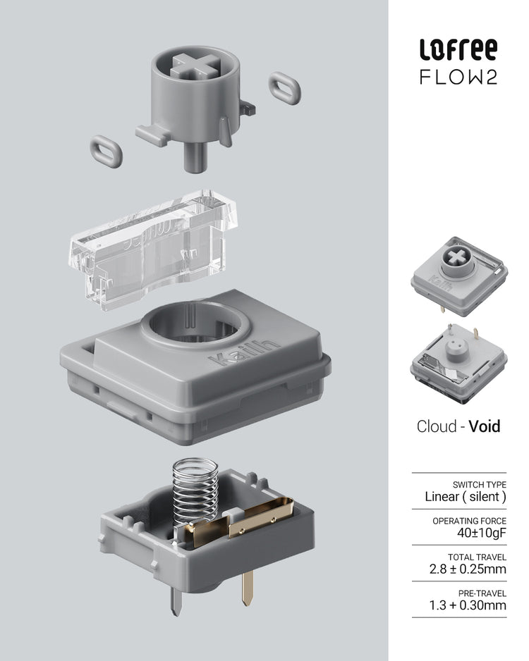 Lofree Flow 2 84 Keyboard MKAYQFGN8T |79649|