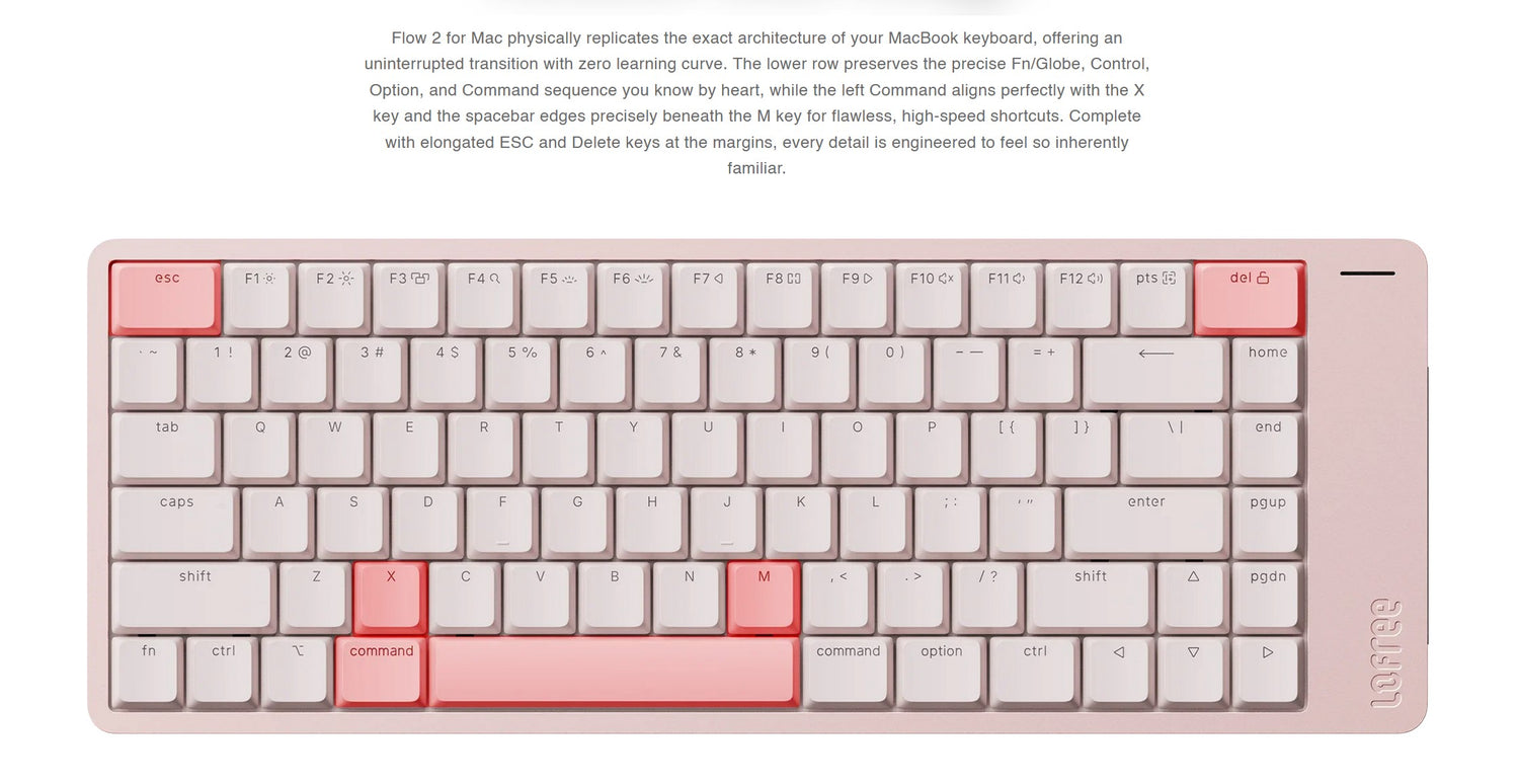 Lofree Flow 2 84 Mac Keyboard MKUOQNBQKM |79535|