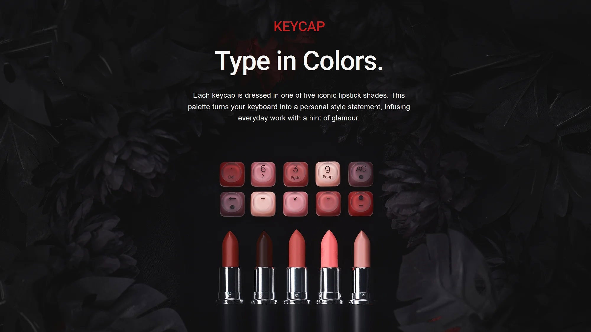 Lofree Lipstick Keyboard keyboard image