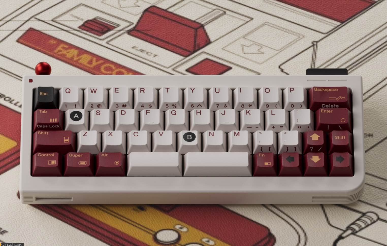 80Retros GB40 40% * Wireless Keyboard MK30PUMZJ2 |27590|