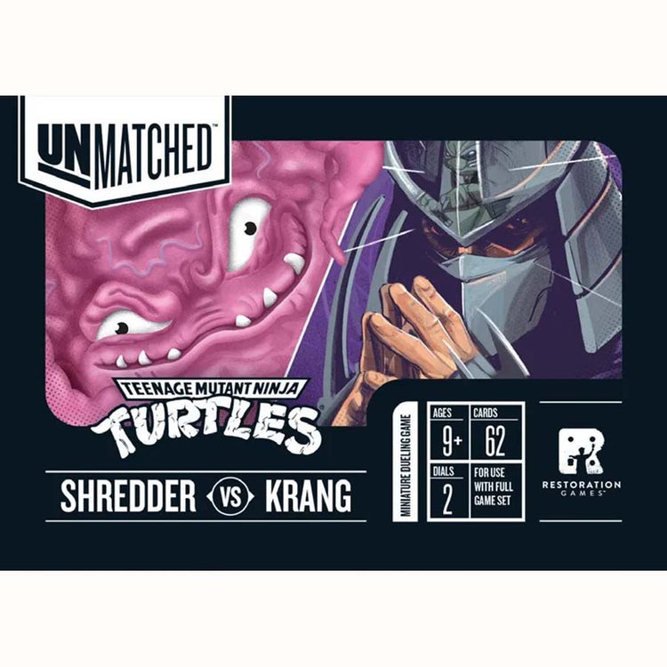 Unmatched Adventures Teenage Mutant Ninja Turtles Shredder and Krang Hero Deck MKBO20RP8R |0|