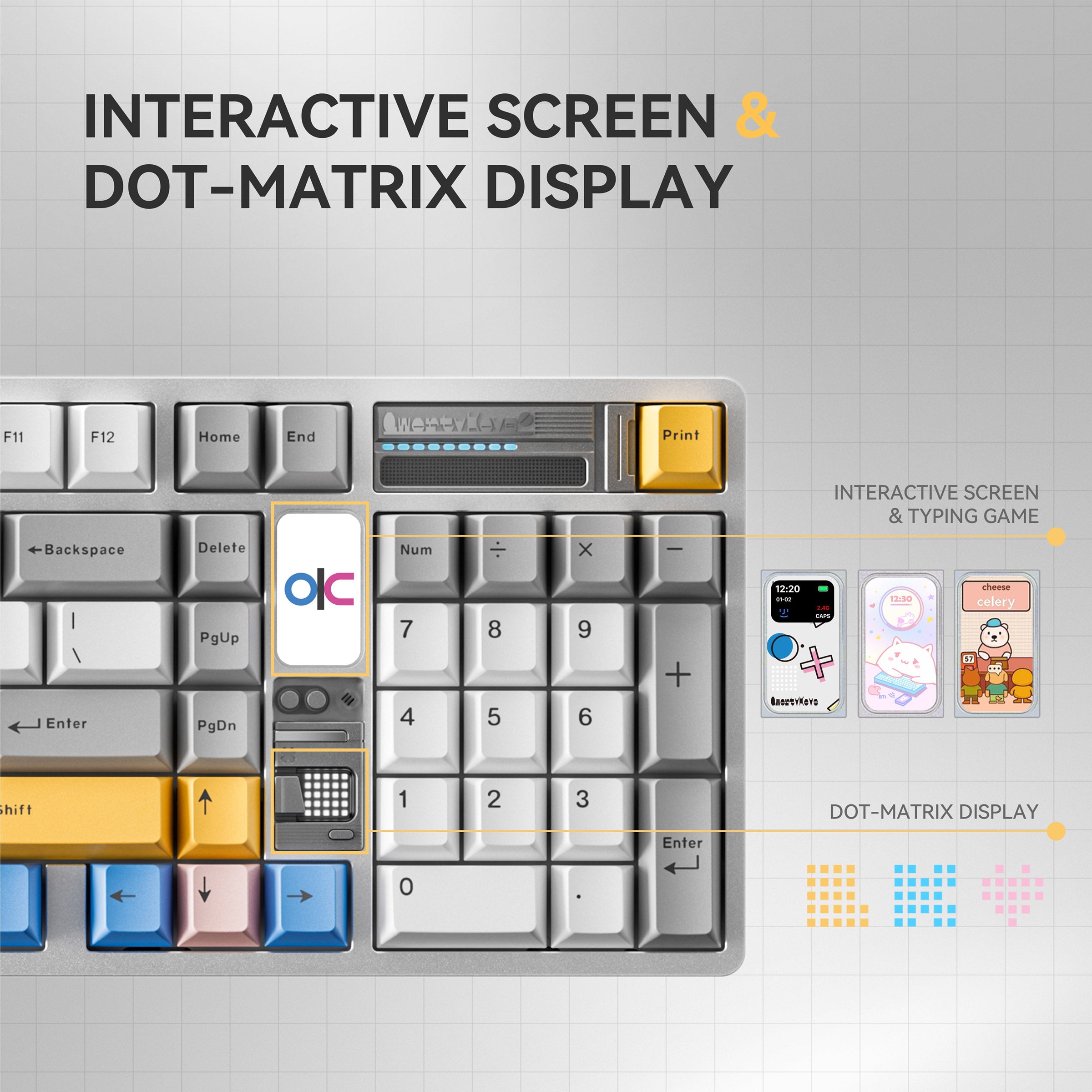Qwertykeys QK100 Mk2 Tri-Mode Prebuilt Mechanical Keyboard keyboard image
