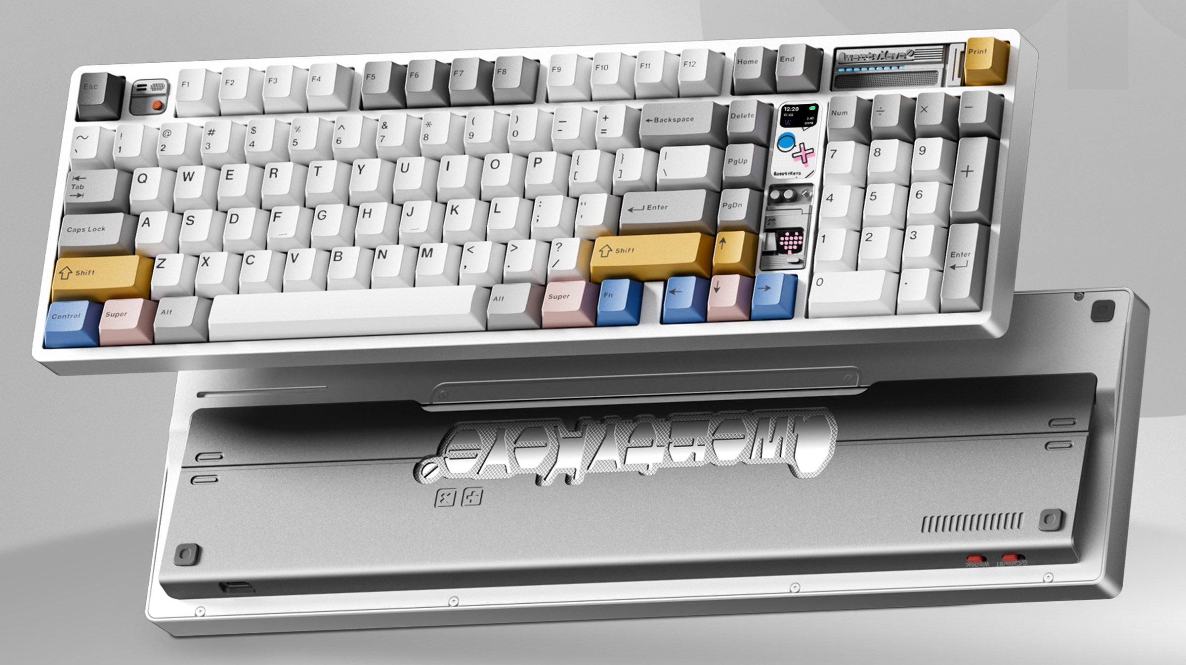 Qwertykeys QK100 Mk2 Tri-Mode Prebuilt Mechanical Keyboard keyboard image