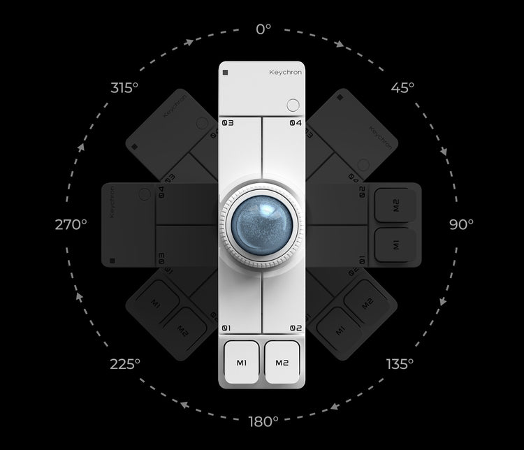 Keychron Nape Pro * Wireless Trackball Mouse MKSII6JT4J |79983|