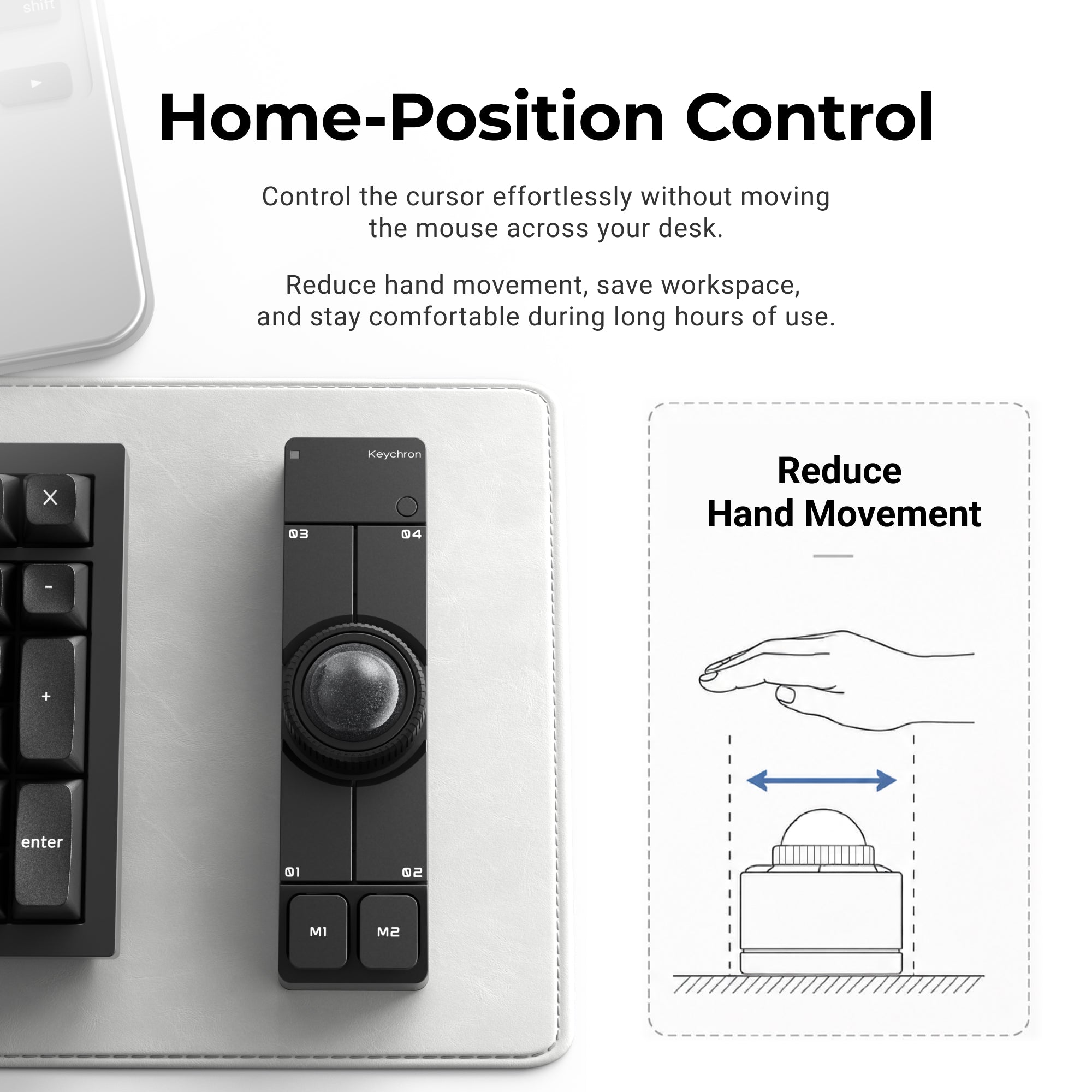 Keychron Nape Pro * Wireless Trackball Mouse MKSII6JT4J |79977|