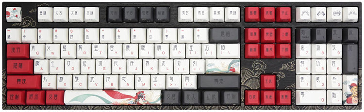 Varmilo VA108M Beijing Opera Dye Sub PBT Mechanical Keyboard MKSNTKDH9W |0|
