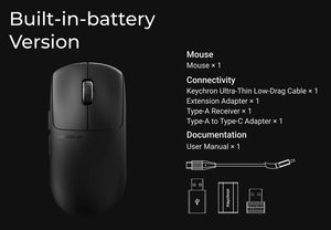 Keychron G6 HE UltraLight Wireless Mouse MKONHZUNLH |80524|