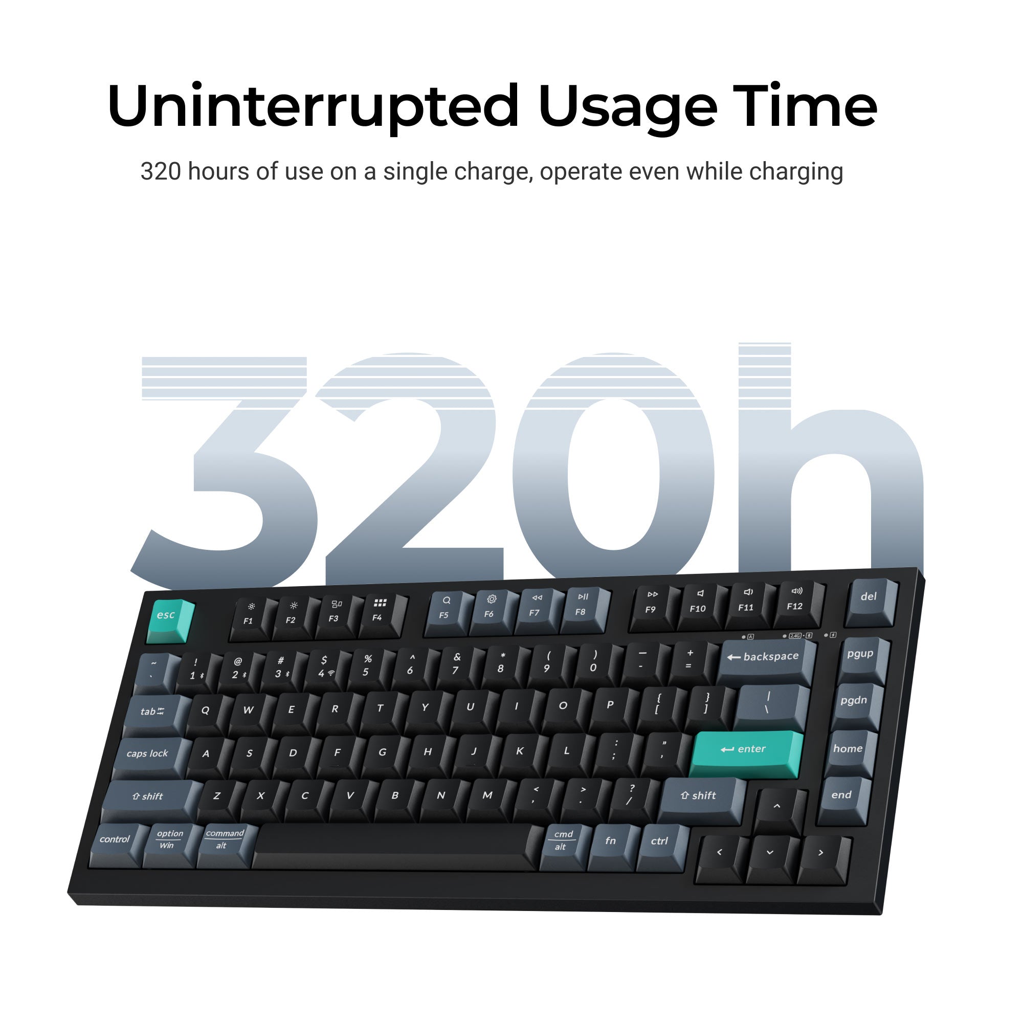 Keychron B31 Wireless Low Profile Keyboard MKOVDLTWKD |80259|