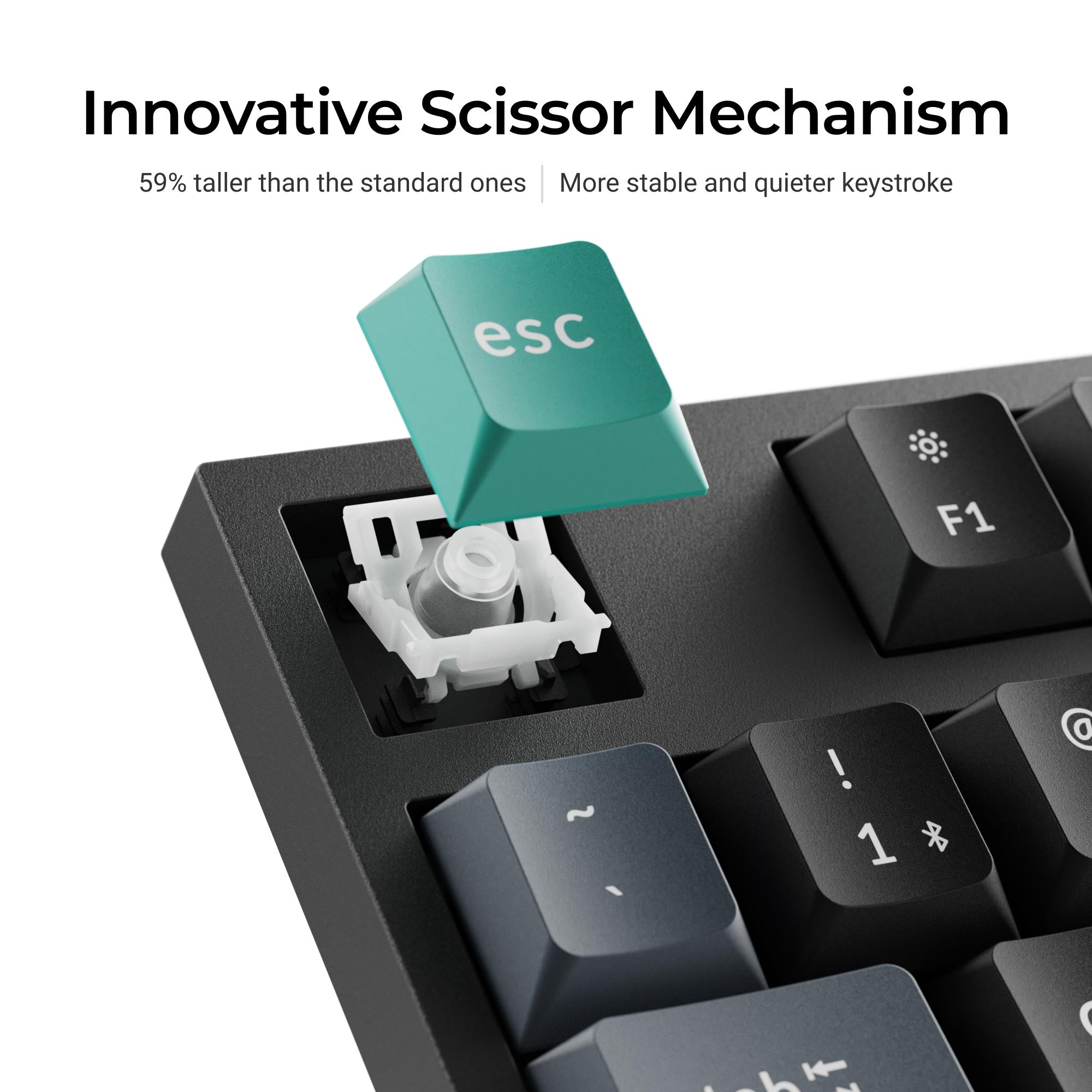 Keychron B31 Wireless Low Profile Keyboard MKOVDLTWKD |80264|