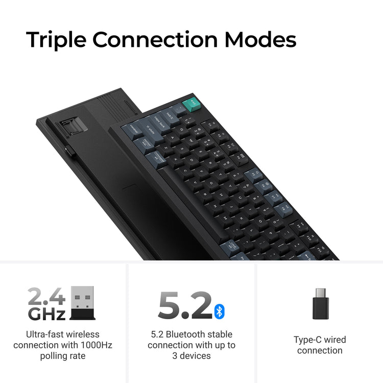 Keychron B31 Wireless Low Profile Keyboard MKOVDLTWKD |80258|