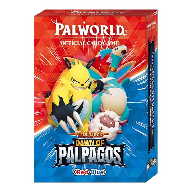 Palworld Official Card Game Trial Deck Dawn of Palpagos Red-Blue MKNZCG46BE |0|