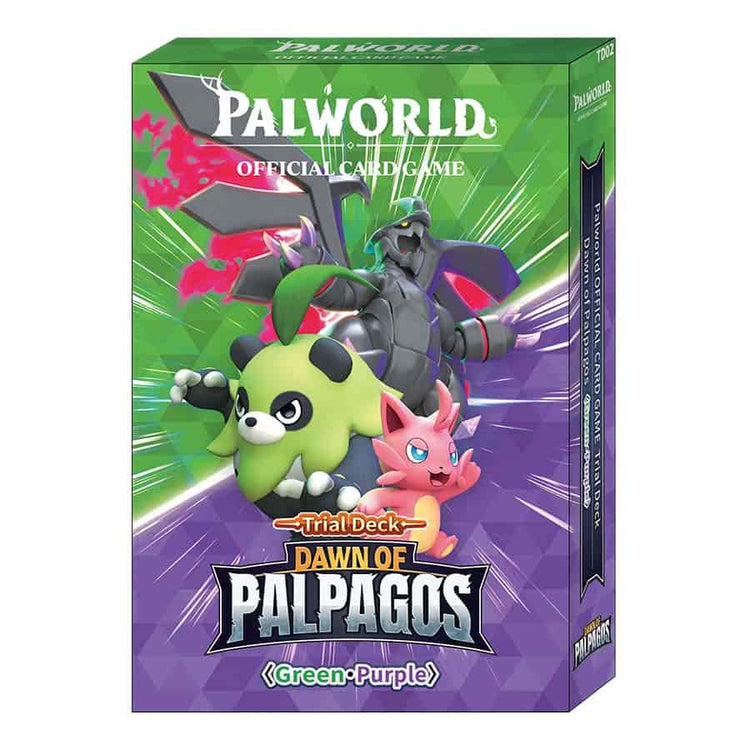 Palworld Official Card Game Trial Deck Dawn of Palpagos Green-Purple MKVQHAC3VH |0|