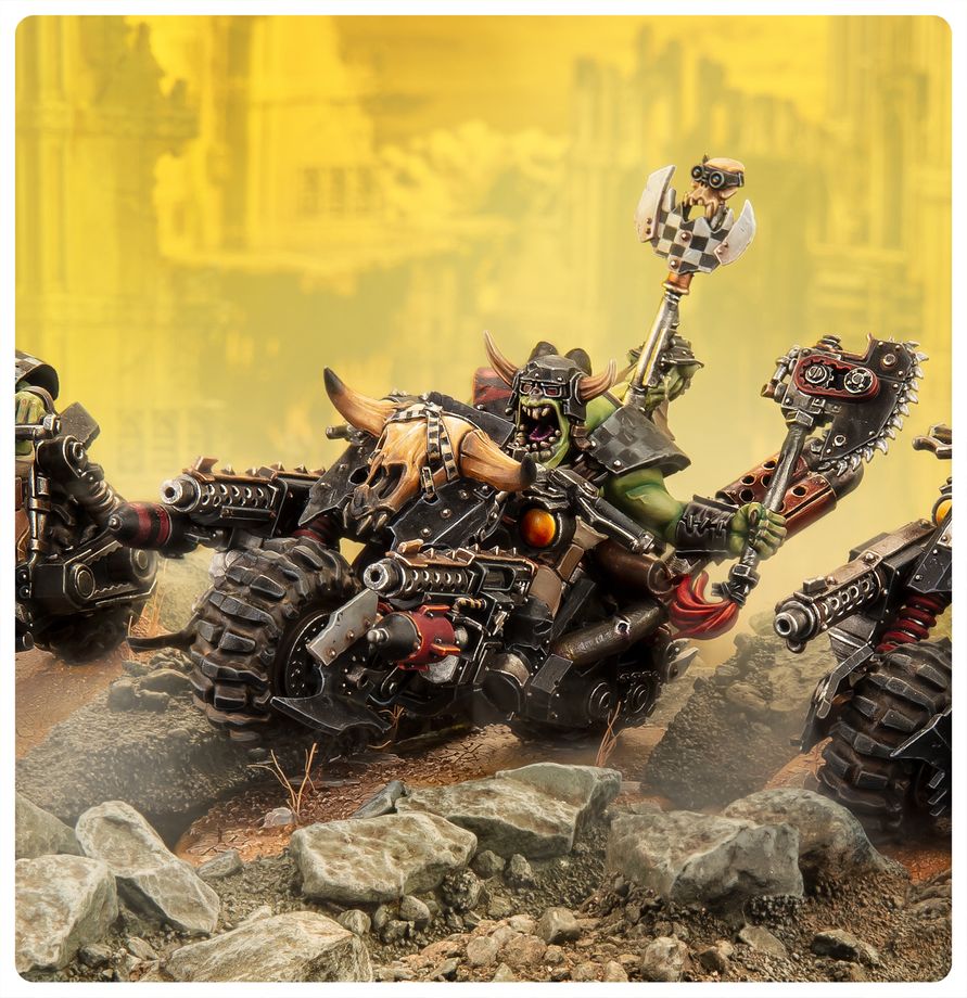 Warhammer 40000 Orks Warbikers MKUVTLW05R |80129|