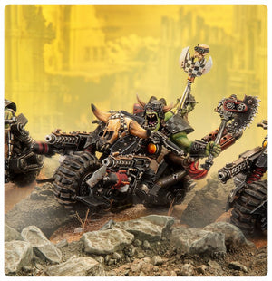Warhammer 40000 Orks Warbikers MKUVTLW05R |80129|