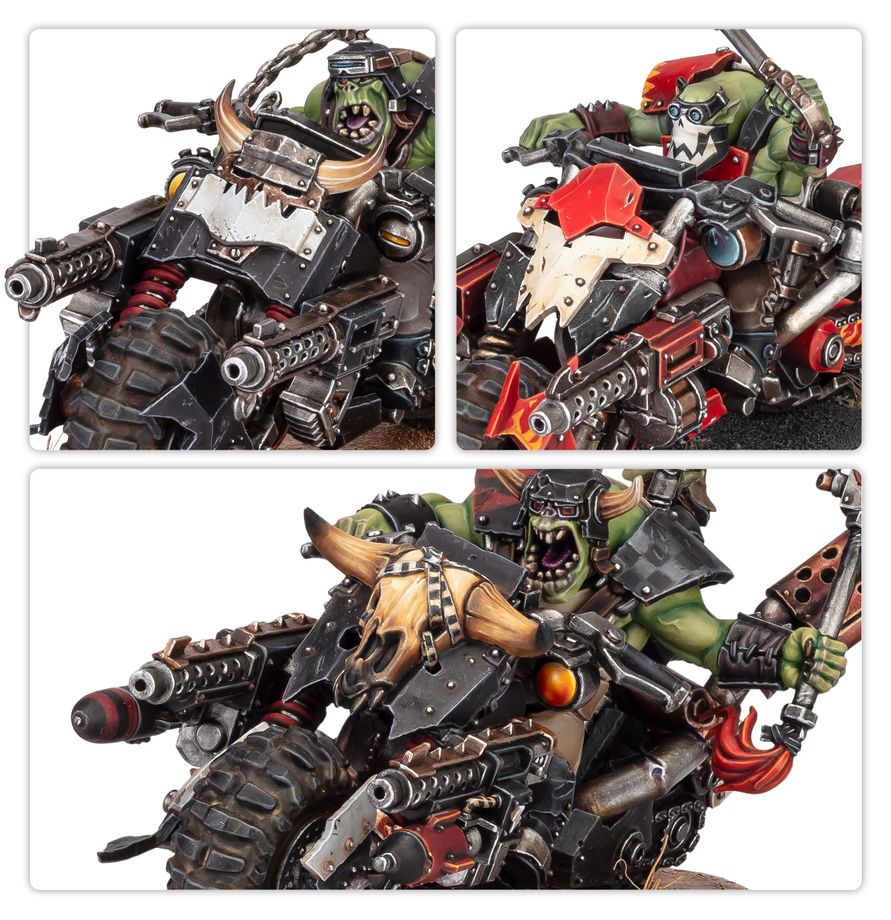 Warhammer 40000 Orks Warbikers MKUVTLW05R |80127|