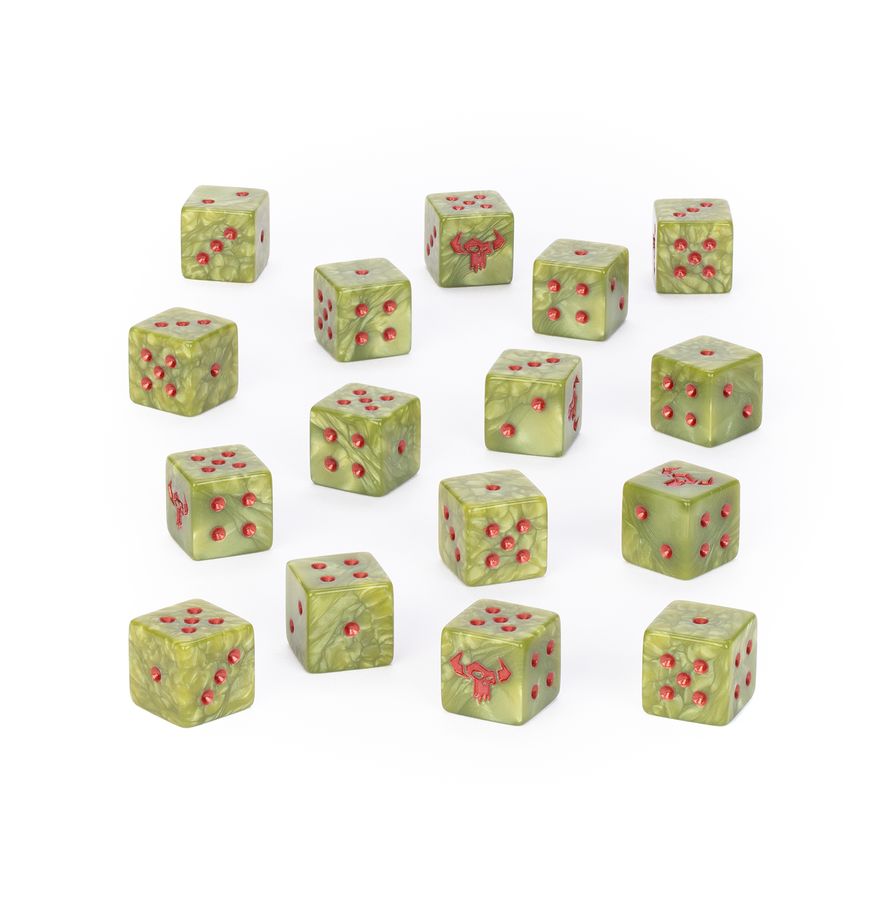 Warhammer 40000 Orks Dice MKQNIGBFXA |0|