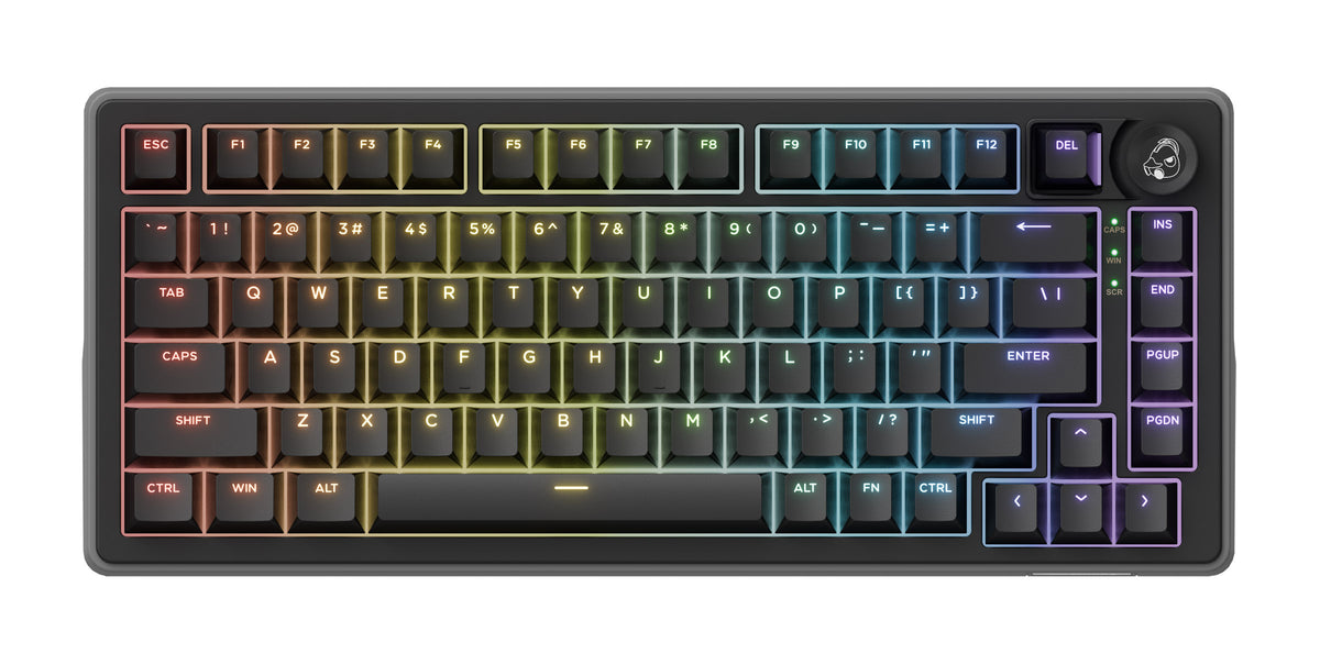 Ducky OK-HE 75 * 75% Hotswap Wireless RGB Keyboard MKVXUNWJXA |0|