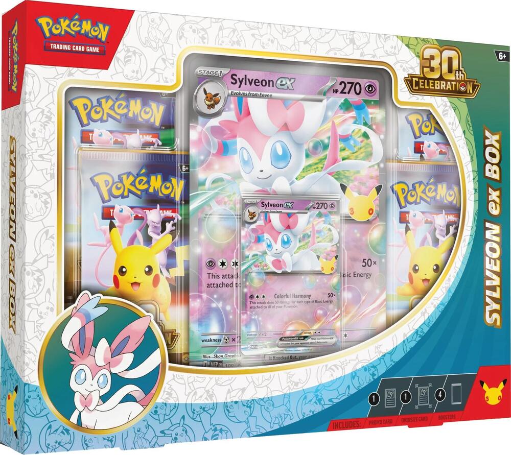 Pokemon TCG 30th Celebration Silveon Ex Box MKZKSITAQX |0|