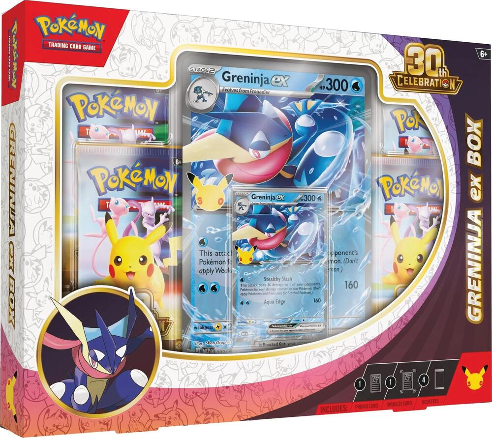 Pokemon TCG 30th Celebration Greninja Ex Box MKDYYEE52G |0|