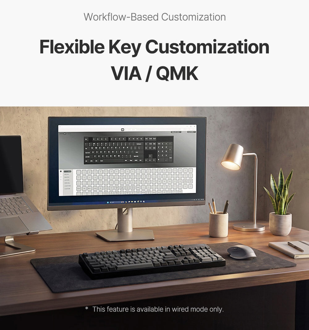 Leopold Alchemie Ash White Aluminum Wireless RGB Keyboard MKV4AWULNT |80367|