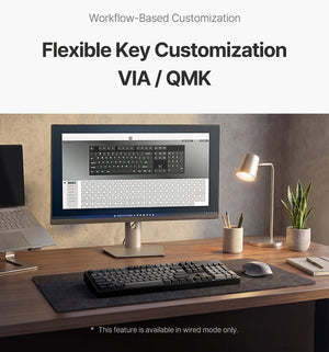 Leopold Alchemie Ash White Aluminum Wireless RGB Keyboard MKV4AWULNT |80367|