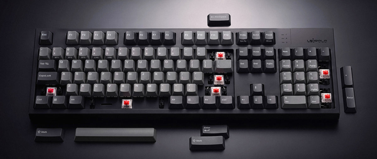 Leopold Alchemie Ash White Aluminum Wireless RGB Keyboard MKV4AWULNT |80360|