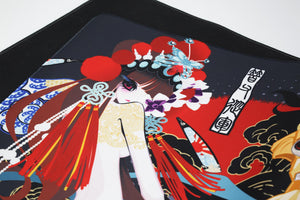 Varmilo Extra Large Mulan Beijing Opera Desk Mat with Stitched Edges MKO5ZKMQPG |39168|