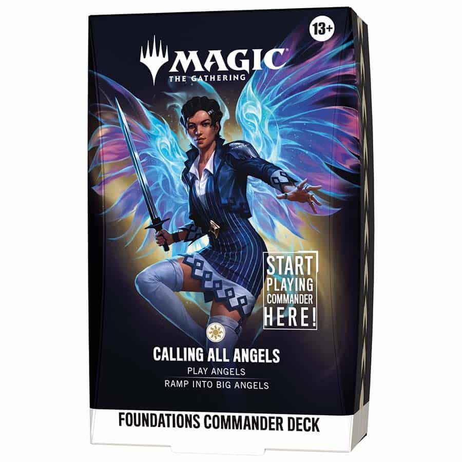 Magic the Gathering FDN Foundations Commander Deck - Calling All Angels MKLGGKH0QQ |0|