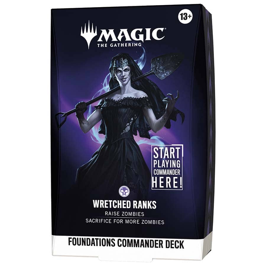 Magic the Gathering FDN Foundations Commander Deck - Wretched Ranks MKAZRNLOZK |0|