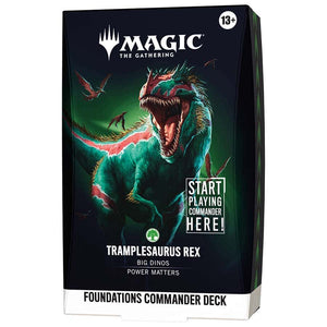 Magic the Gathering FDN Foundations Commander Deck - Tramplesaurus Rex MK7U2ORSB7 |0|