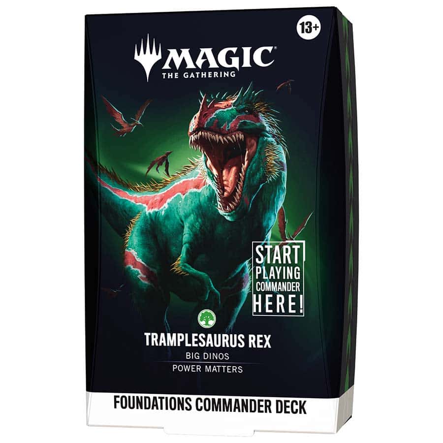 Magic the Gathering FDN Foundations Commander Deck - Tramplesaurus Rex MK7U2ORSB7 |0|
