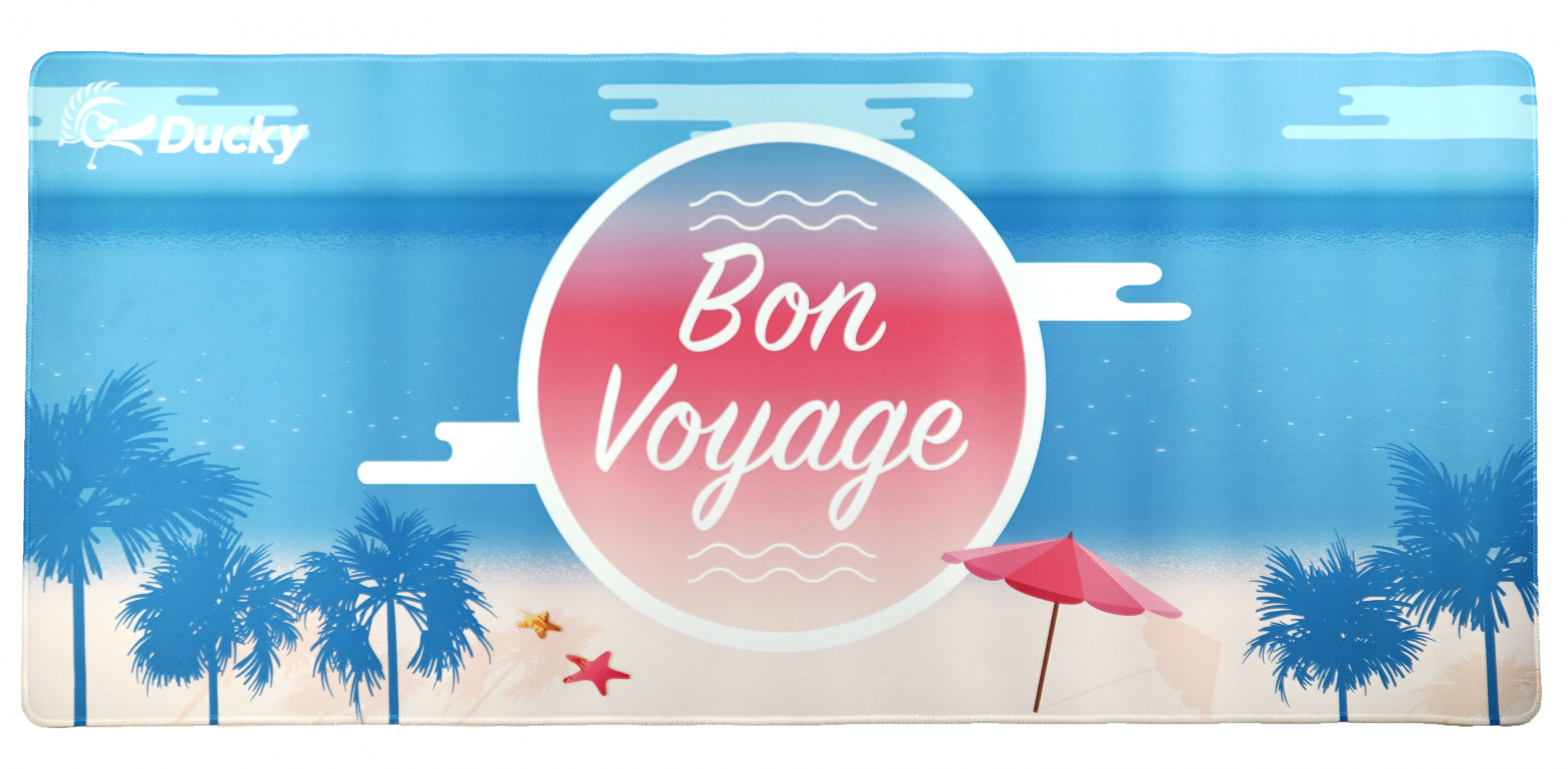 Ducky Extra Large Bon Voyage Desk Pad/Mat with Stitched Edges MKXYVI7RWP |0|