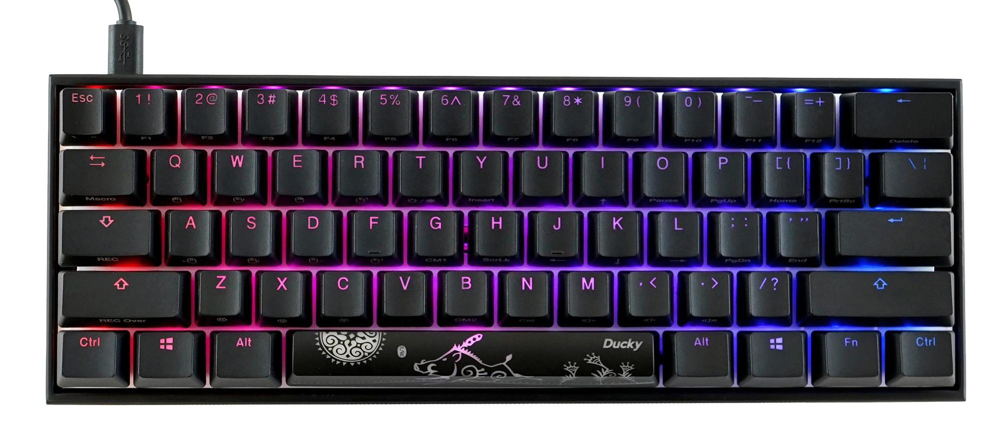 Ducky Mecha Mini v2 RGB LED 60% Double Shot PBT Mechanical Keyboard