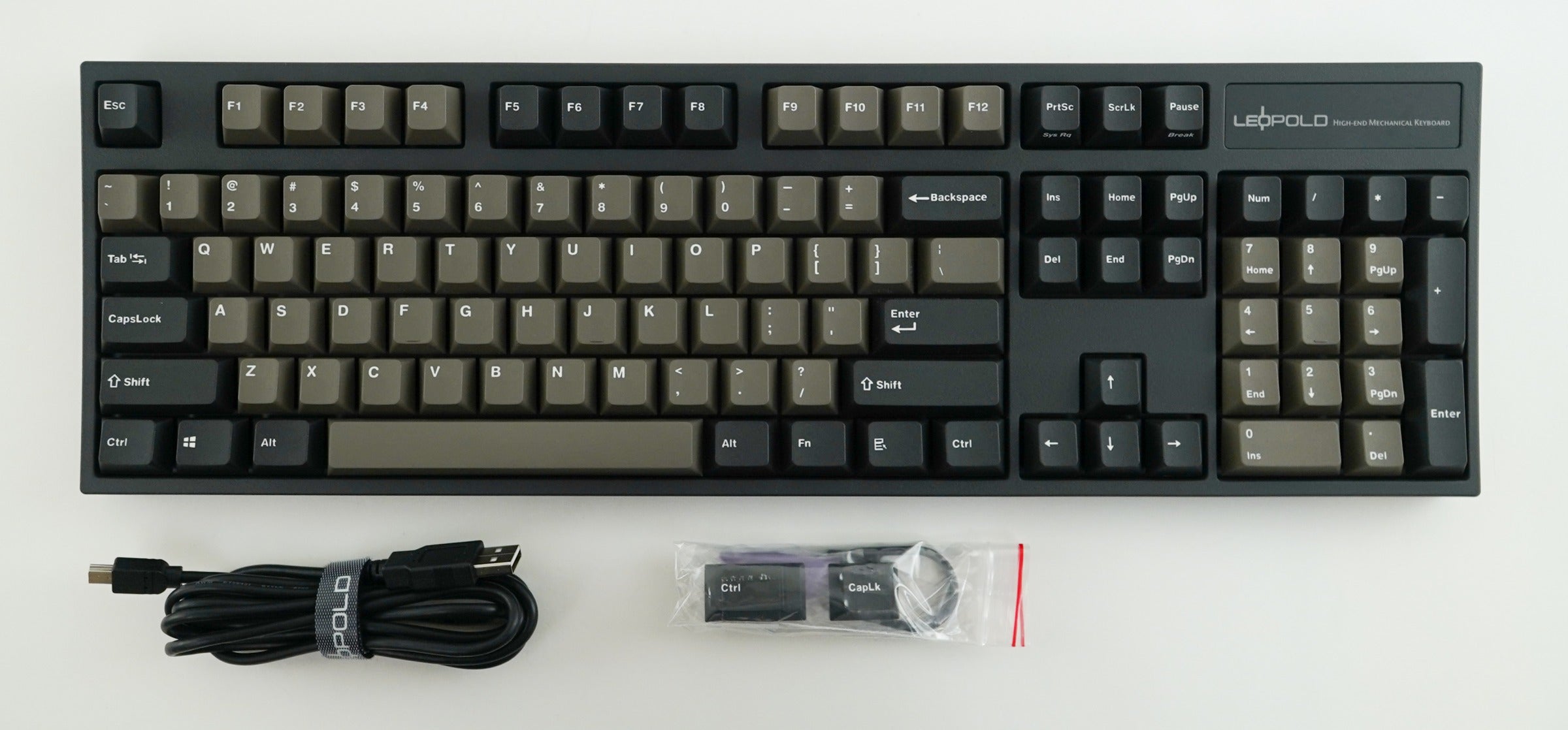 Leopold FC900R Dolch PD Double Shot PBT Mechanical Keyboard