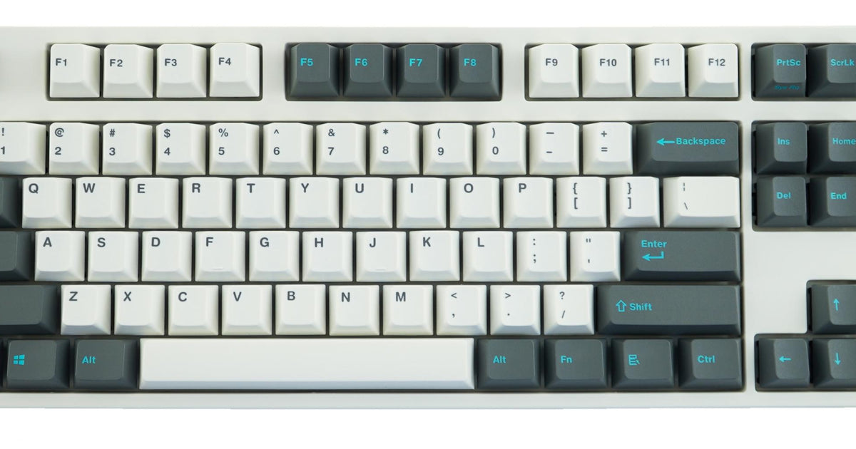 Leopold FC750R White/Grey PD TKL Double Shot PBT Mechanical Keyboard