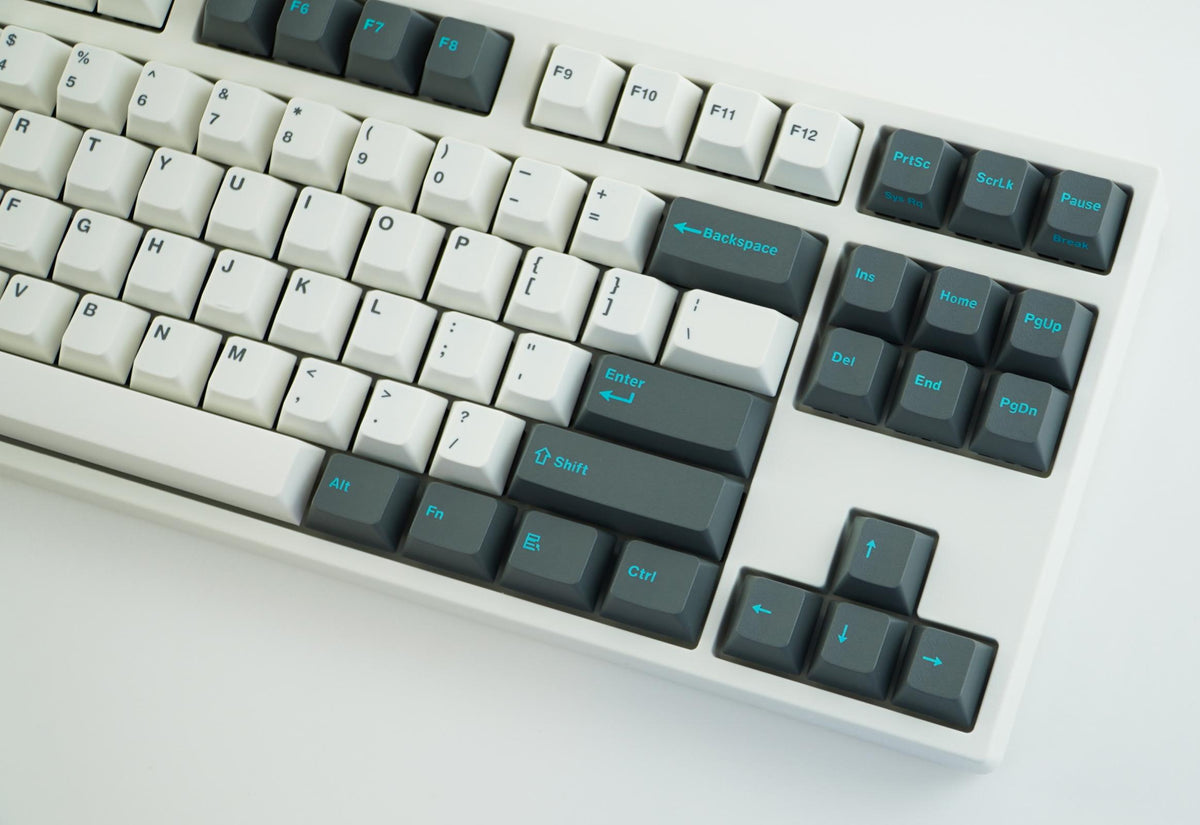 Leopold FC750R White/Grey PD TKL Double Shot PBT Mechanical Keyboard