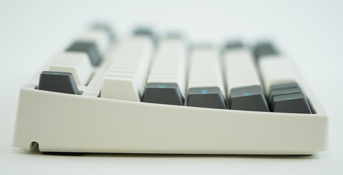 Leopold FC750R White/Grey PD TKL Double Shot PBT Mechanical Keyboard ...