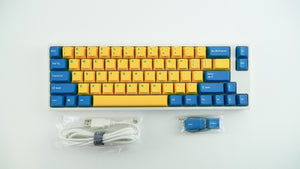 Leopold FC660M Yellow/Blue PD White Case MKVE64LNL5 |39322|