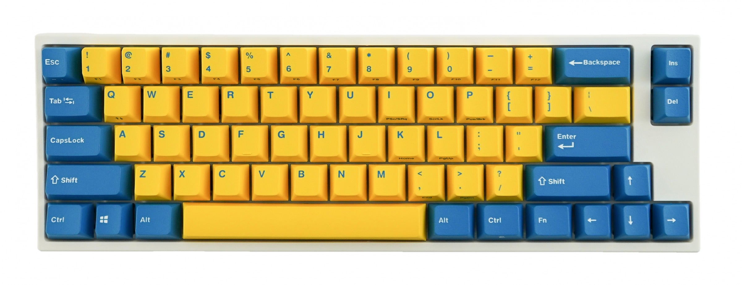 Leopold FC660M Yellow/Blue Mechanical Keyboard