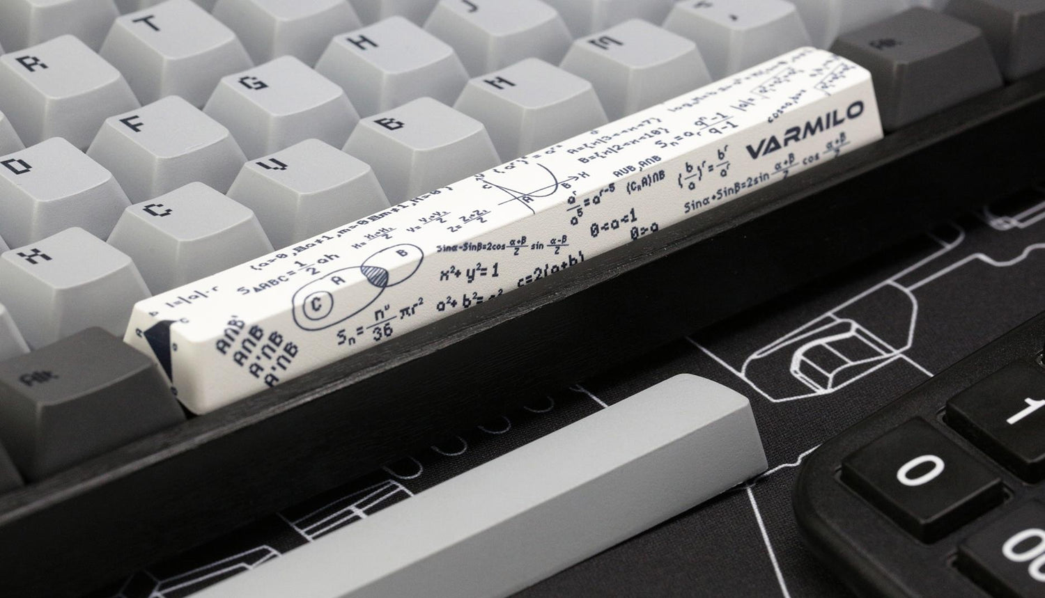 Varmilo VA104C Calculator White LED Dye Sub PBT Mechanical Keyboard